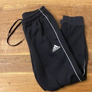 Adidas Men’s Joggers with White Stripes Size Small